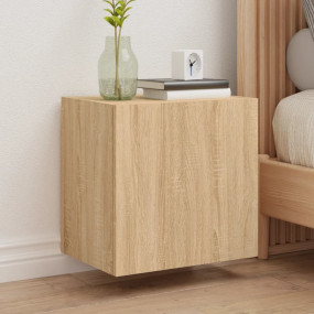 TV Wall Cabinet Sonoma oak Engineered wood Medium TV Wa...