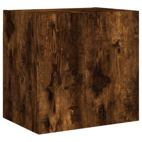 TV Wall Cabinet Smoked Oak Engineered Wood Standard