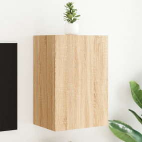 TV Wall Cabinet Sonoma Oak Engineered Wood Medium TV Wa...