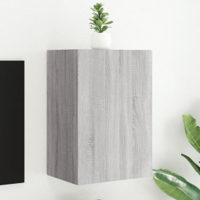 TV Wall Cabinet Gray Sonoma Engineered wood Medium
