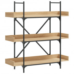 Bookcase Sonoma oak Engineered wood Medium Adjustable F...