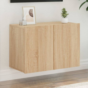 TV Cabinet Sonoma Oak Engineered Wood Standard Wall Mou...