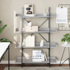 Bookcase Grey Sonoma Engineered wood 39.4 x 13.0 x 57.3...