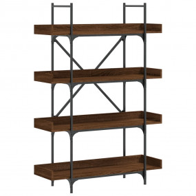 Bookcase Brown oak Engineered wood Medium