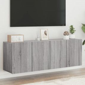 TV Cabinet Set of 2 Grey sonoma Engineered wood Medium