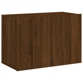 TV Cabinet Brown oak Engineered wood Small to Medium TV...