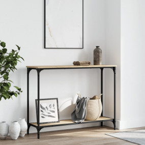Console Table Sonoma oak Engineered wood, metal