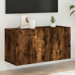 TV Cabinet Smoked Oak Engineered wood 31.5x11.8x16.1 in