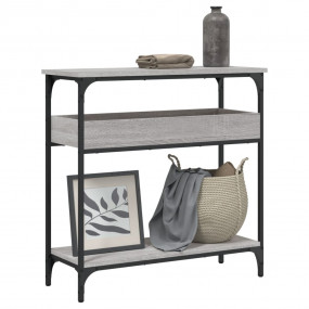 Console Table Gray Sonoma Engineered Wood 29.5 x 11.4 x...