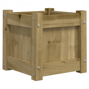 Garden Planter Natural wood Solid Pine wood Small Durab...