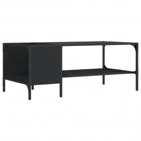 Coffee Table Black Engineered wood, Metal Medium Coffee...