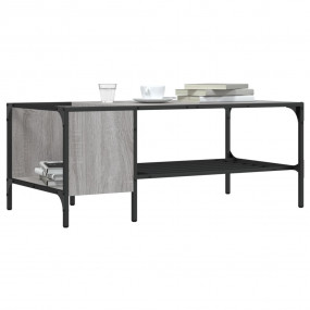 Coffee Table Grey Sonoma Engineered Wood, Metal
