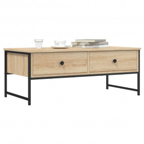 Coffee Table Sonoma Oak Engineered Wood Standard Adjust...