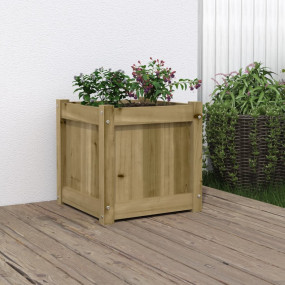 Garden Planter Natural wood look Treated solid pine woo...
