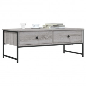 Coffee Table Gray sonoma Engineered wood, Metal Medium