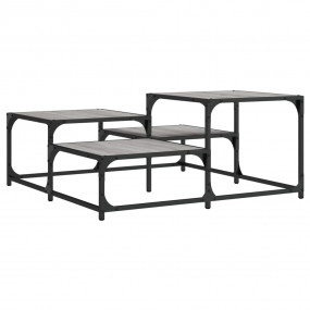 Coffee Table Grey sonoma Engineered wood, metal Medium