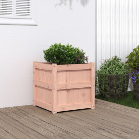 Garden Planter Natural wood Solid Douglas Fir wood 19.7...