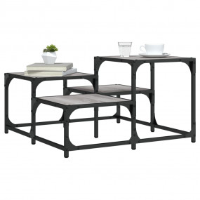 Coffee Table Gray Sonoma Engineered wood, metal Medium