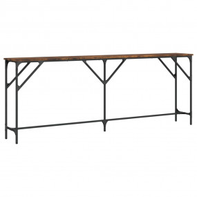 Console Table Smoked oak Engineered wood 78.7 x 11.4 x ...