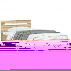 Bed Frame Sonoma Oak Engineered wood Single Durable Bed...