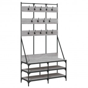 Clothes Rack Grey Sonoma Engineered wood Compact Clothe...