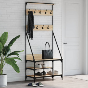 Clothes Rack Sonoma Oak Engineered wood, metal Compact