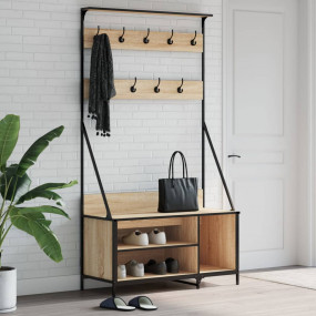 Clothes Rack Sonoma oak Engineered wood, metal Compact