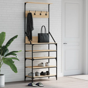 Clothes Rack Sonoma Oak Engineered wood Compact Clothes...