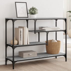 Console Table Grey Sonoma Engineered wood and metal Nar...
