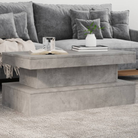 Coffee Table Concrete grey Engineered wood Medium Coffe...