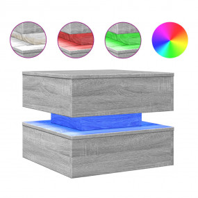 Coffee Table Grey Sonoma Engineered wood 19.7x19.7x15.7...
