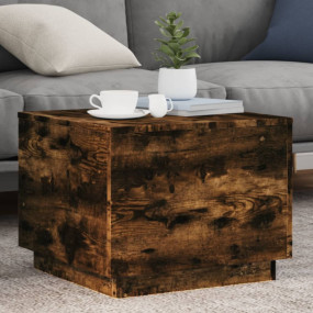 Coffee Table Smoked Oak Engineered Wood Medium Coffee T...