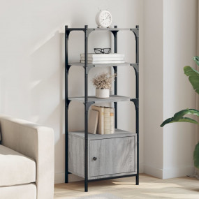 Bookcase Grey Sonoma Engineered wood, metal 16.1 x 11.8...