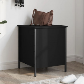 Storage Bench Black Engineered wood, Metal Standard