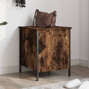 Storage Bench Smoked oak Engineered wood, metal Compact