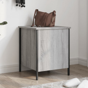 Storage Bench Grey Sonoma Engineered wood, metal Medium