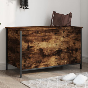 Storage Bench Smoked oak Engineered wood, metal Compact