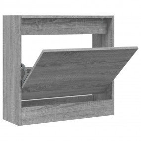 Shoe Cabinet Gray Sonoma Engineered Wood