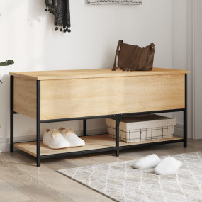 Storage Bench Sonoma oak Engineered wood, metal 39.4 in