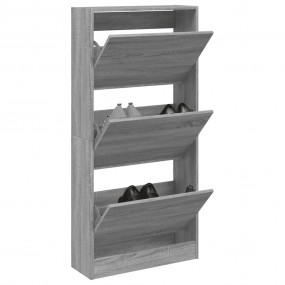 Shoe Cabinet Grey sonoma Engineered wood 23.6 x 8.3 x 4...