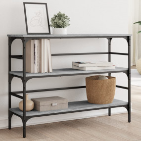 Console Table Gray sonoma Engineered wood 39.4 x 12.6 x...