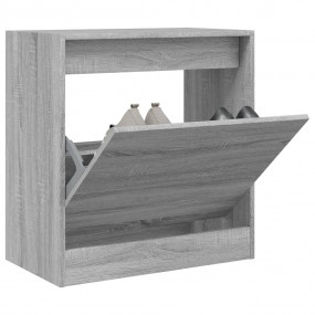 Shoe Cabinet Gray Sonoma Engineered Wood Compact