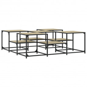 Coffee Table Sonoma oak Engineered wood Medium Adjustab...