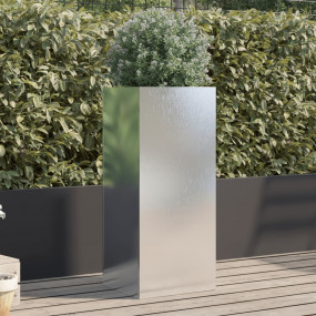 Planter Silver Stainless Steel Medium Decorative Inlays...