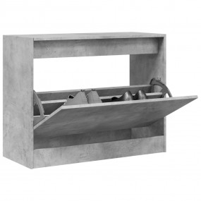 Shoe Cabinet Concrete gray Engineered wood Compact Shoe...