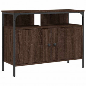 Bathroom Sink Cabinet Brown oak Engineered wood, coated...