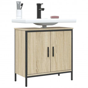 Bathroom Sink Cabinet Sonoma oak Engineered wood