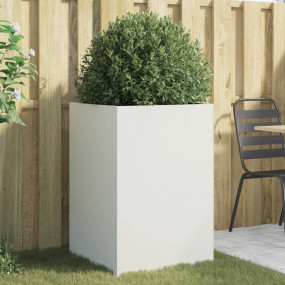 Planter White Cold-rolled steel Large Durable Planter