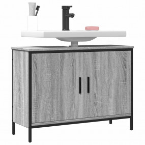 Bathroom Sink Cabinet Grey sonoma Engineered wood