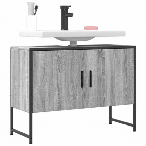 Bathroom Sink Cabinet Grey Sonoma Engineered wood 31.5x...
